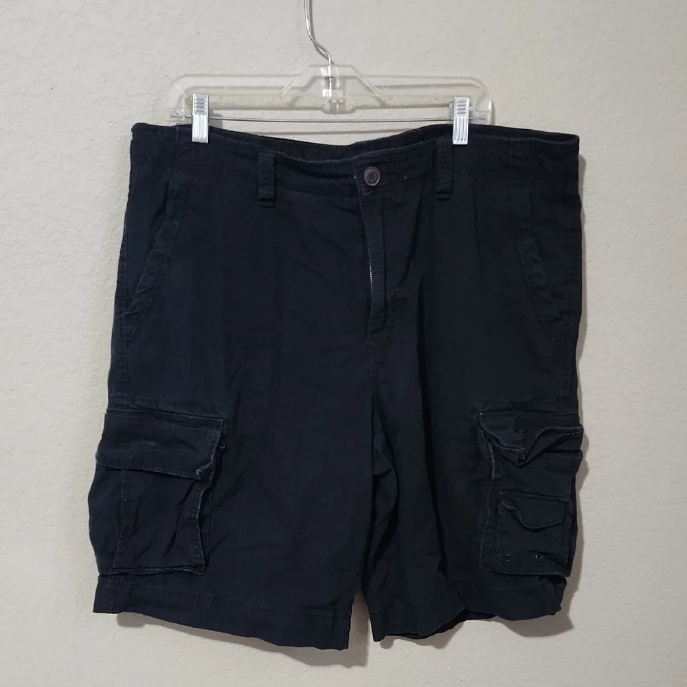 Aeropostle Shorts Mens Cargo Navy Blue ish Size 38